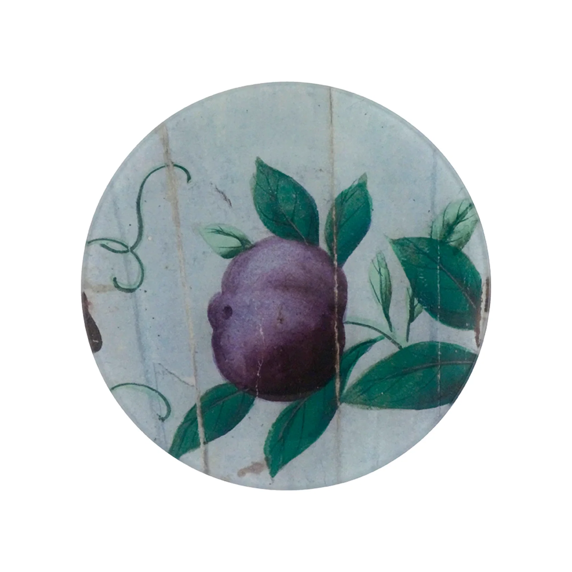 Fan Detail Pomegranate (Round)