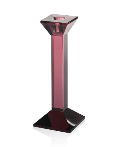 Amethyst Crystal Taper Holder