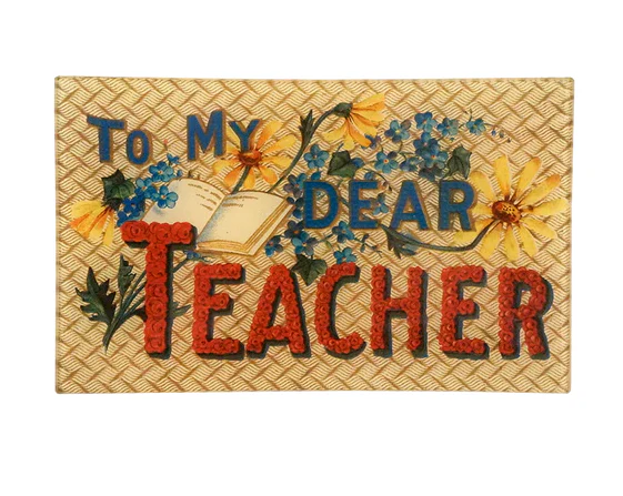 Dear Teacher 5x8" Tray