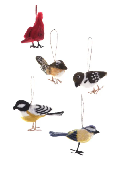 Felted Bird Ornament