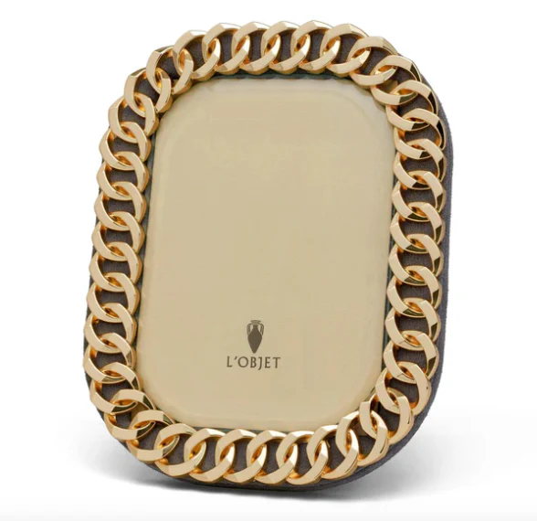 Gold Cuban Link Frame 4x6