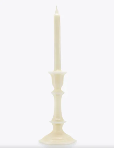 Ivory Harcourt Wax Candlestick