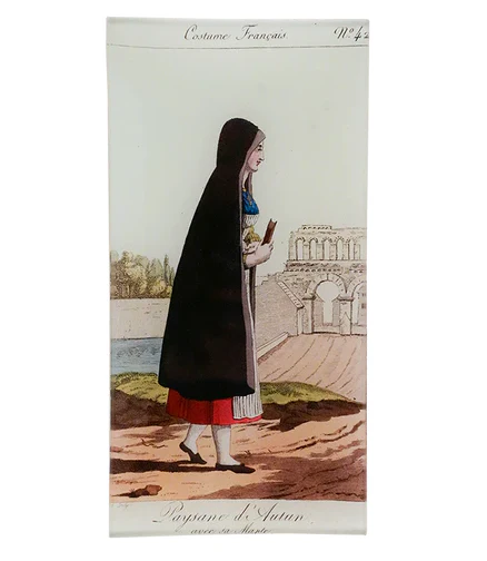 Hooded Woman Rect. Tray (Women's Work)
