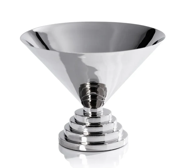 Nickel Polished Condiment Bowl L