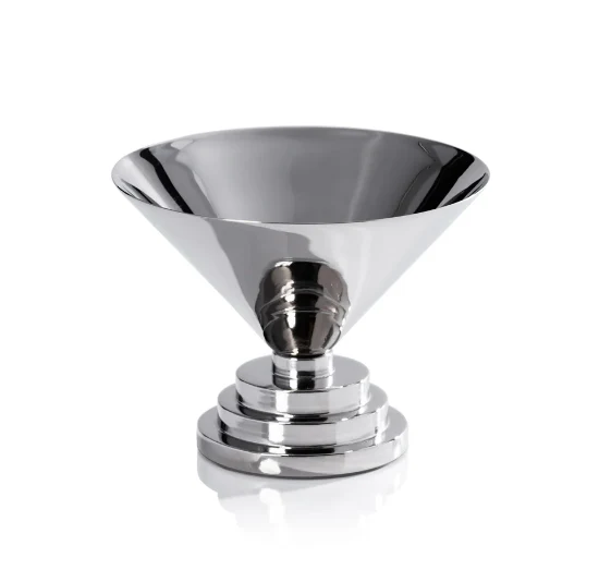 Nickel Polished Condiment Bowl S