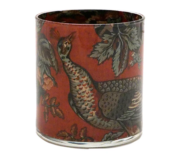 Peacock Chintz Desk Cup