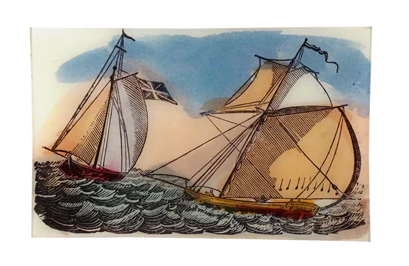 Sailboats Rectangle Tray