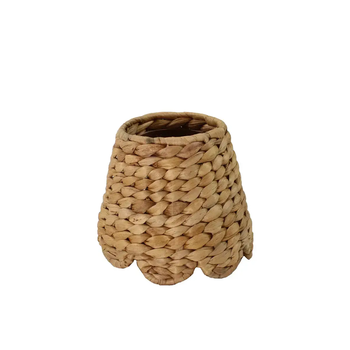 Scalloped Woven Wicker Shade - Image 3