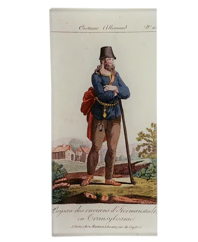 Transylvanian Man Rect. Tray (The Working Class)